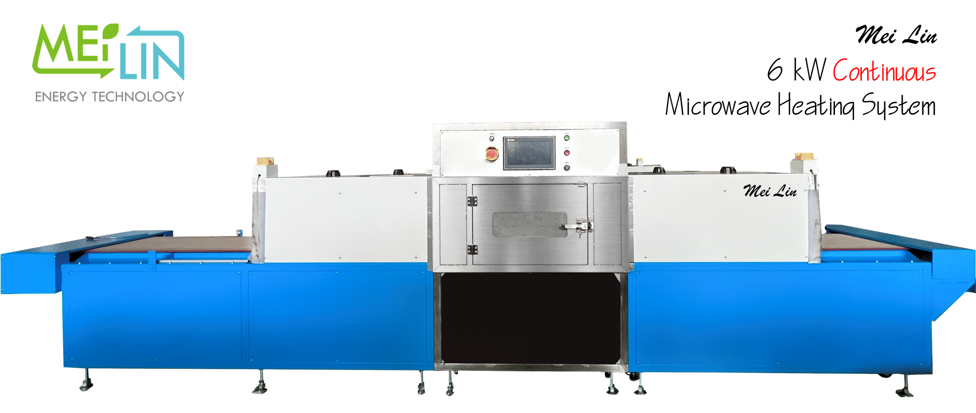 30 cm UP!大開口連續式微波乾燥系統 - 連續式微波乾燥設備, 客製化微波設備 - 美林能源科技